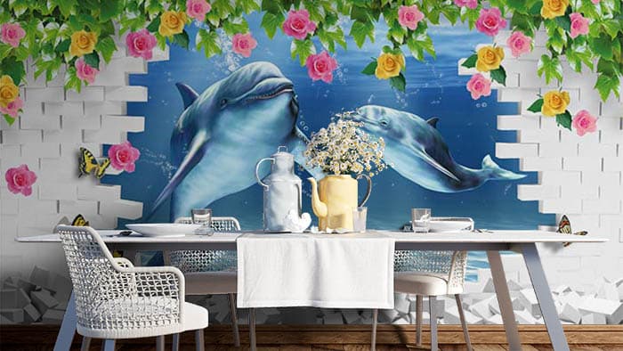 Crumbles Wall shown in a room