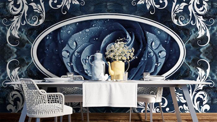 Flowers on Rings shown in a room