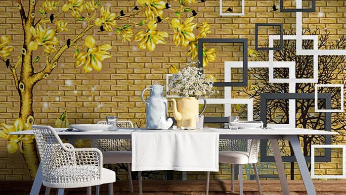 Rings on Walls shown in a room
