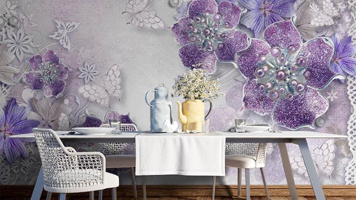 Floral View shown in a room