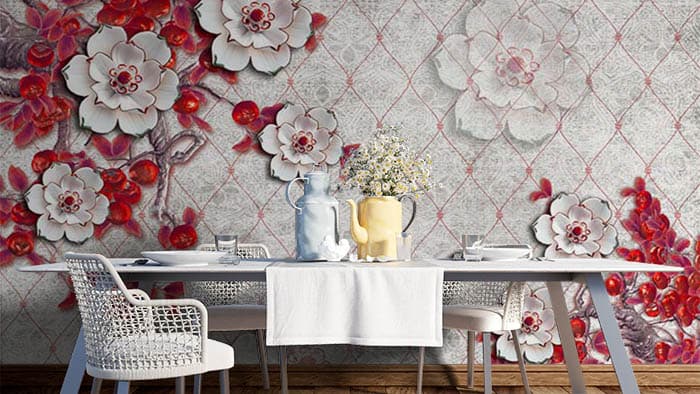 Rosy Shrub shown in a room