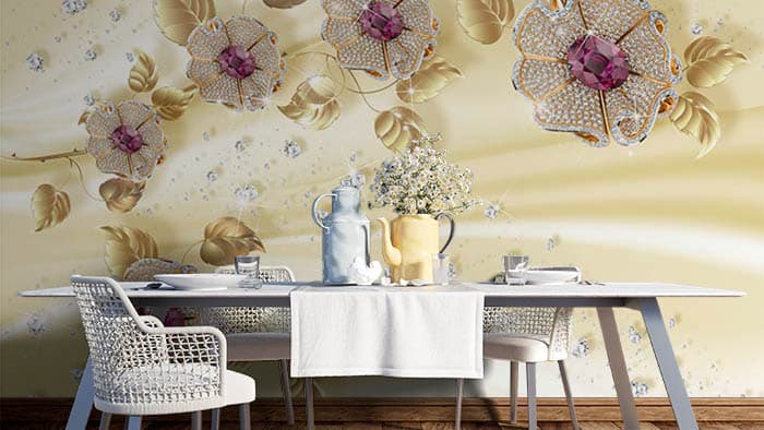 Floral View shown in a room