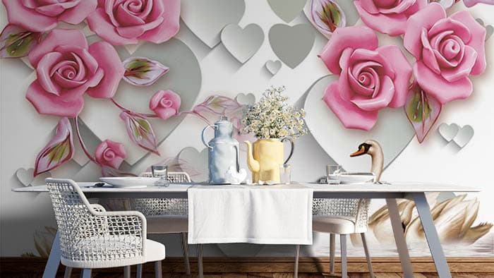 Floral View shown in a room