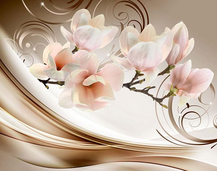Abstract Floral pattern detail