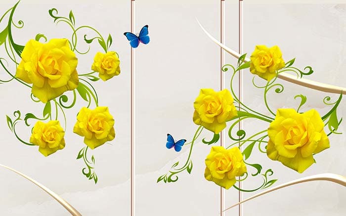 Hanging Garden pattern detail