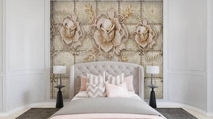 FLoral Abstract shown in a room