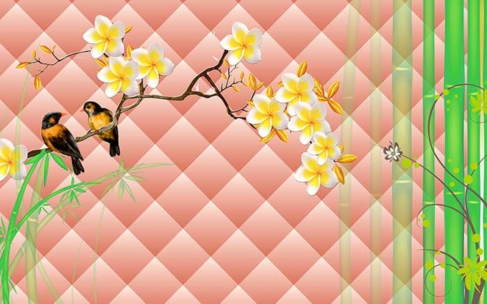 Peach Cush pattern detail