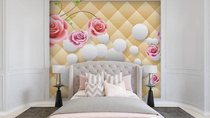 Cotton Pearls shown in a room