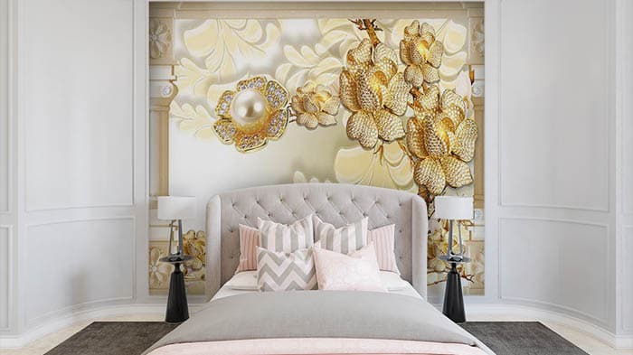 Pearly Walls shown in a room