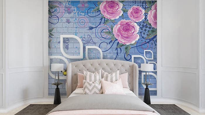 Hex on Walls shown in a room