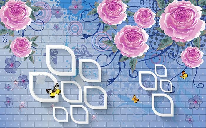 Hex on Walls pattern detail