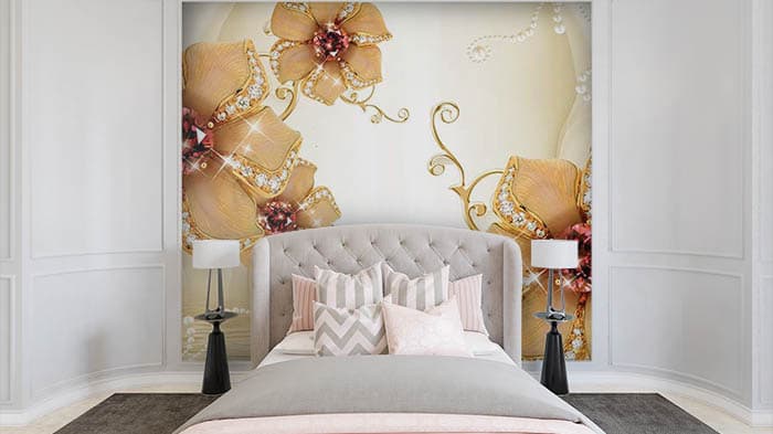 Diamond Petals shown in a room
