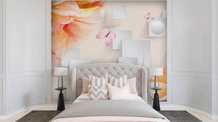 Flaps on Walls shown in a room