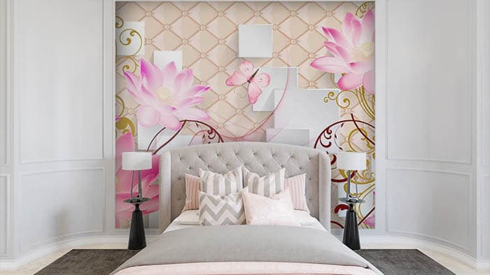 Flaps on Walls shown in a room