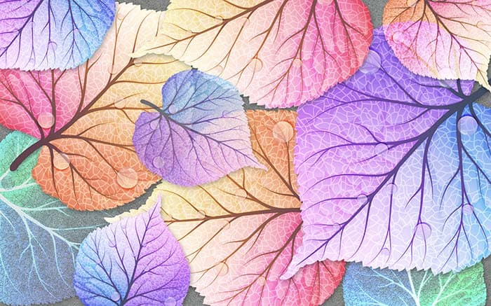 LEaves Floral pattern detail