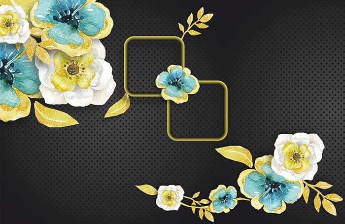 Abstract Floral pattern detail