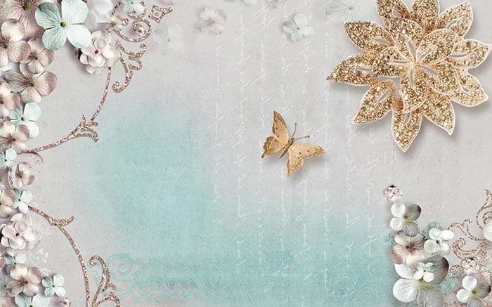 Butter Fly pattern detail