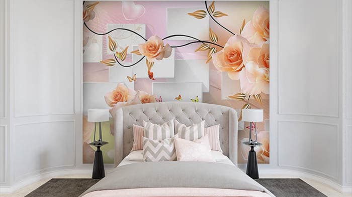 Flaps on Walls shown in a room