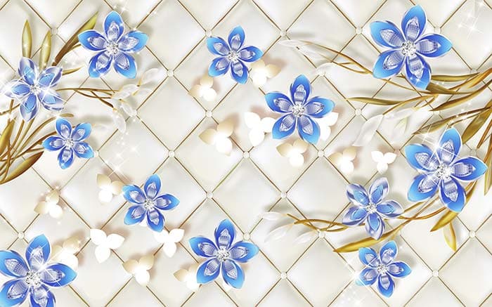 Bejeweled Cushion pattern detail