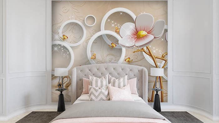 Rings on a Wall shown in a room