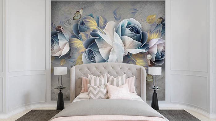 Floral Fury shown in a room