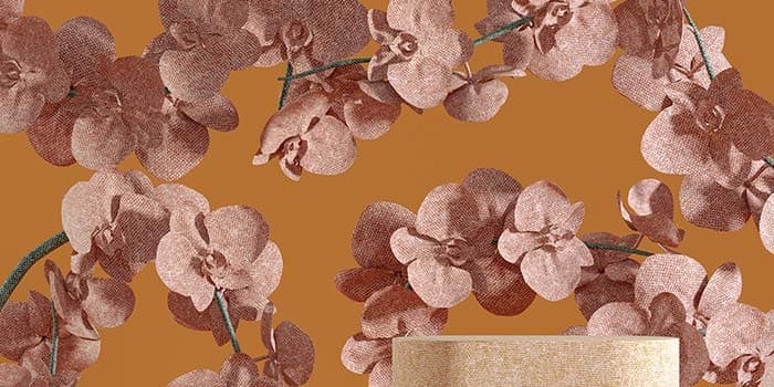 Abstract Floral pattern detail