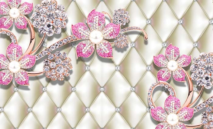 Bejeweled Cushion pattern detail