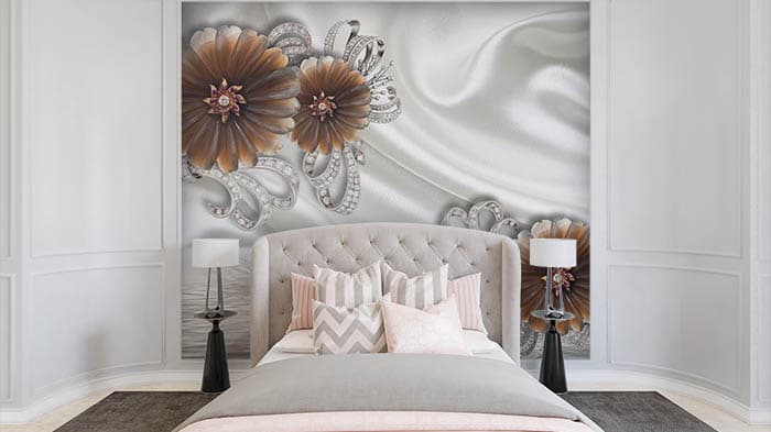 Bejeweled Sheets shown in a room