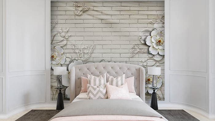 Walled Sheets shown in a room