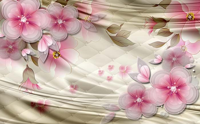 Abstract Floral pattern detail