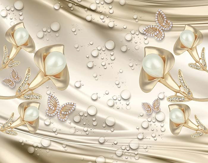 Pearl Drops pattern detail