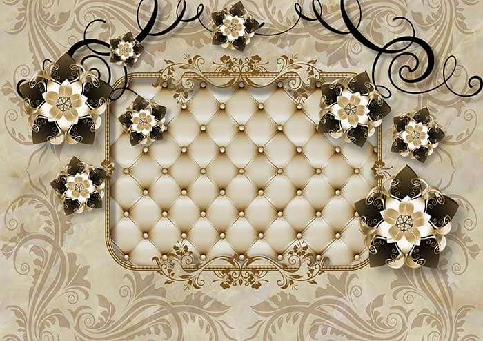 Pearly Cushions pattern detail