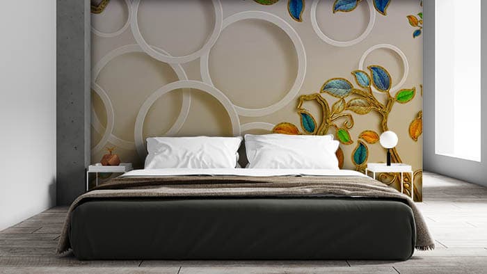 Jewels behind Rings shown in a room