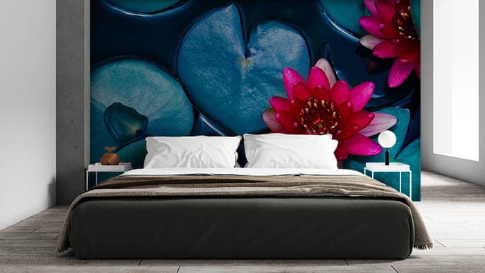 Floating Leaves shown in a room