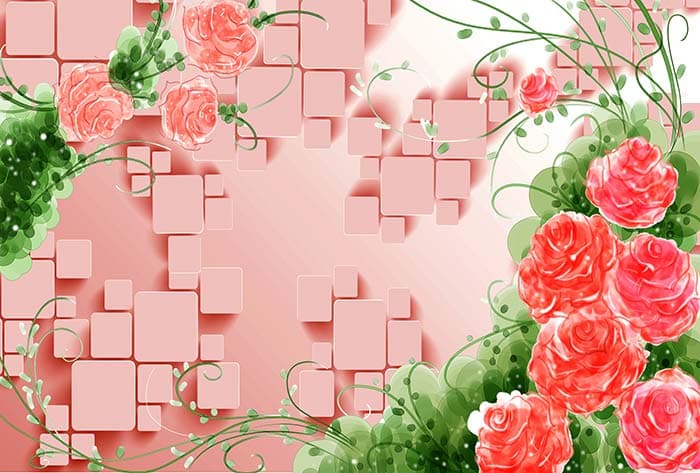 Broken Pink pattern detail