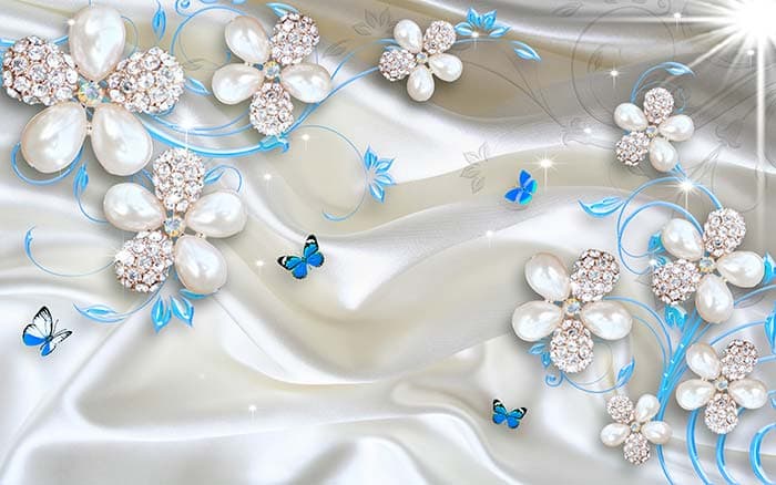 Bejeweled Sheets pattern detail