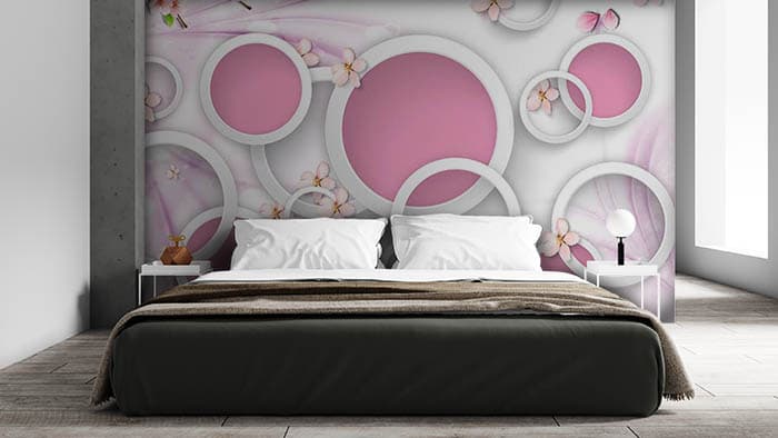 Rings On Flowers shown in a room