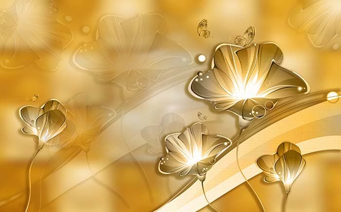 Golden Sheen pattern detail