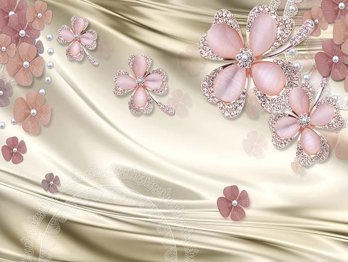 Bejeweled Blossom pattern detail