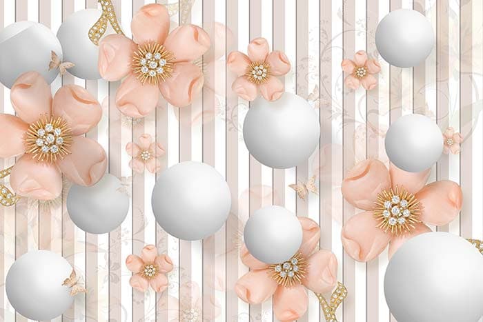 Pearls behind Bars pattern detail