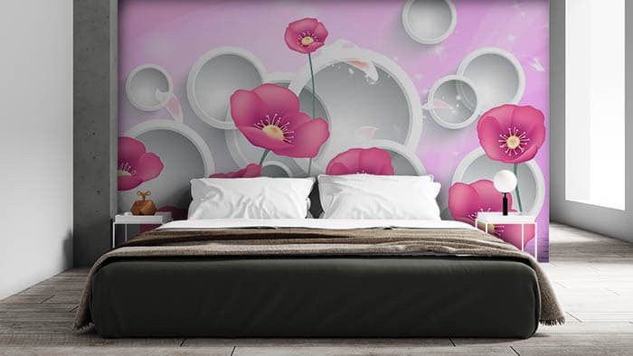 Flowers on Rings shown in a room