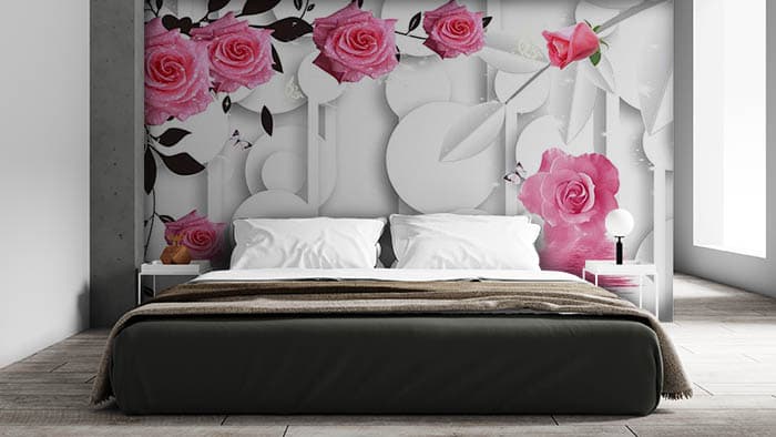 Music on Walls shown in a room
