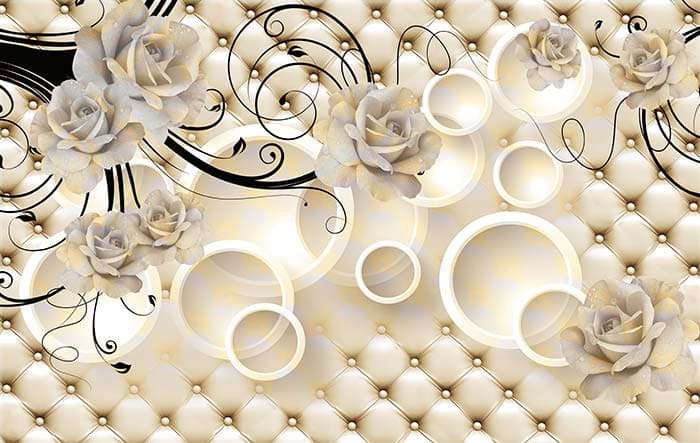 Rings on Walls pattern detail
