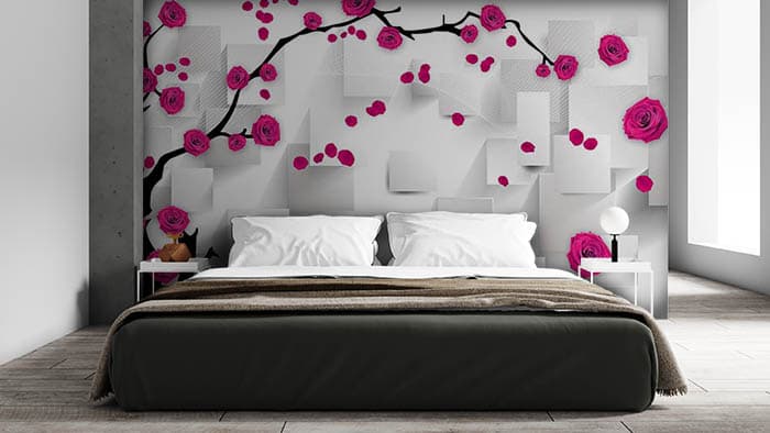 Flaps on Walls shown in a room