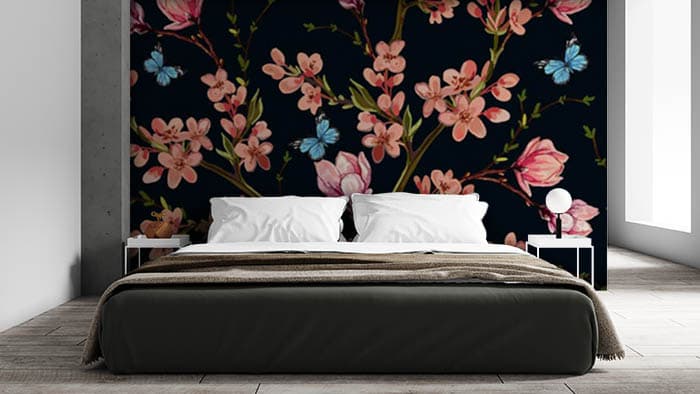 MMidnight Florets shown in a room