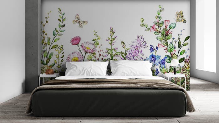 Art Flower shown in a room