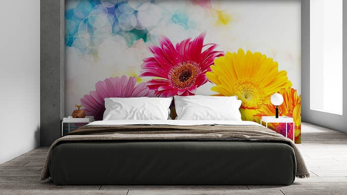 Floral Views shown in a room