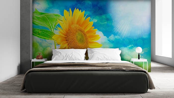 Sunny Flower shown in a room