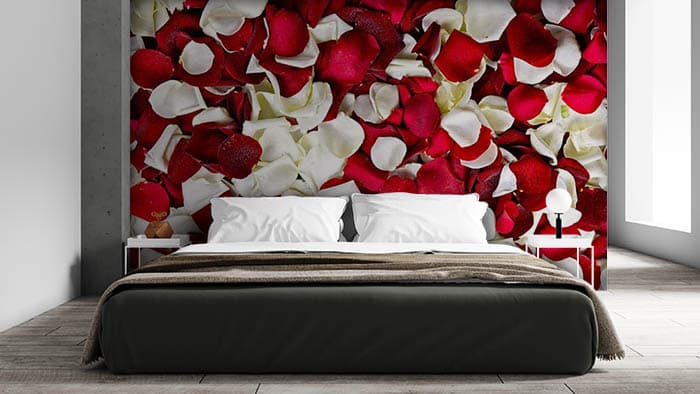 Petals Bed shown in a room