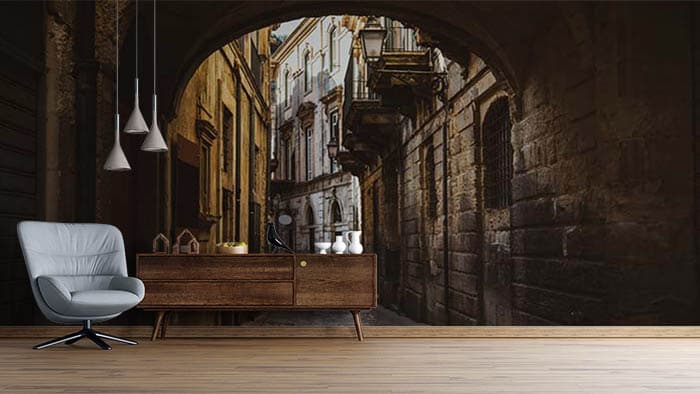 Dark Alleyways shown in a room